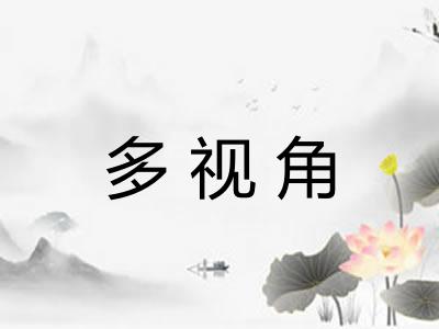 多视角 多视角