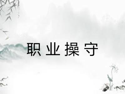 职业操守