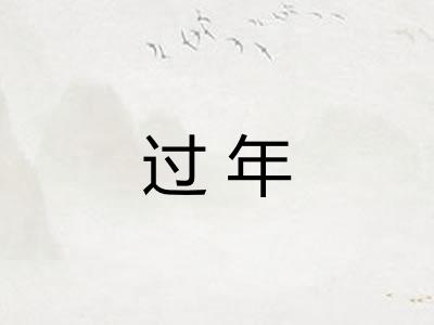 过年