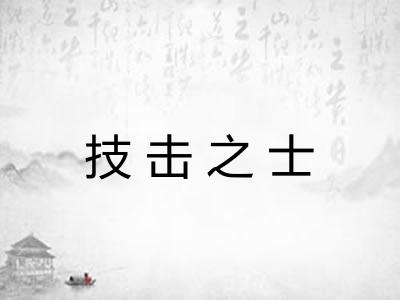 技击之士 技击之士