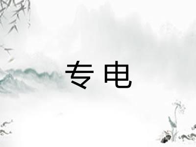 专电