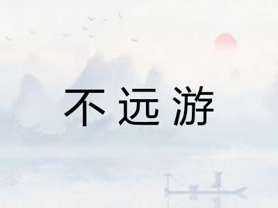 不远游