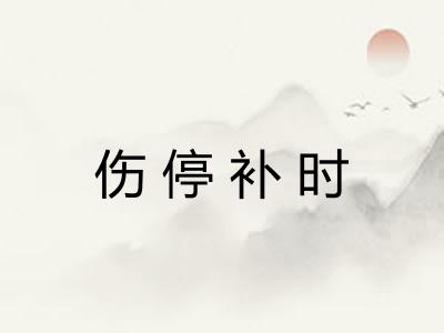 伤停补时
