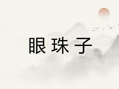 眼珠子