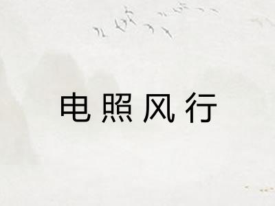电照风行 电照风行