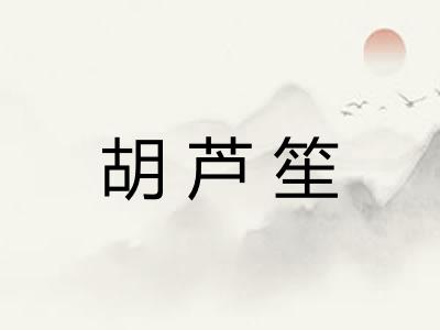 胡芦笙 胡芦笙
