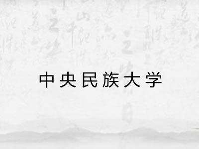 中央民族大学