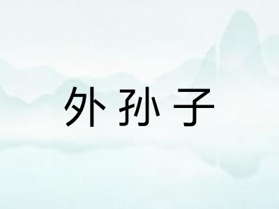 外孙子 外孙子