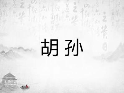 胡孙
