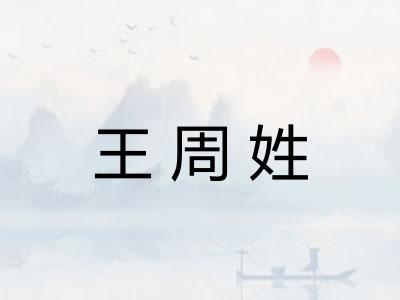 王周姓 王周姓