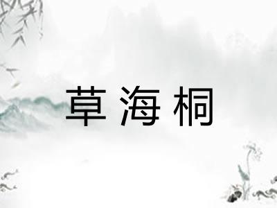 草海桐