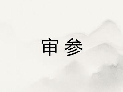 审参