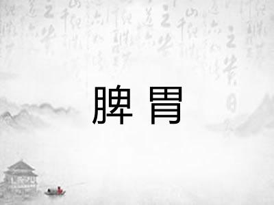 脾胃