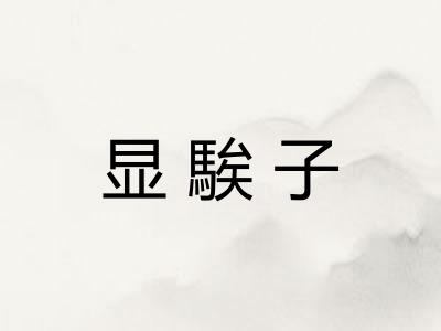 显騃子