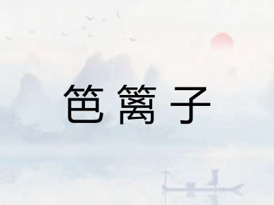 笆篱子 笆篱子