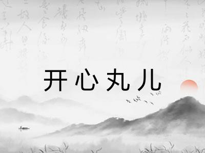 开心丸儿