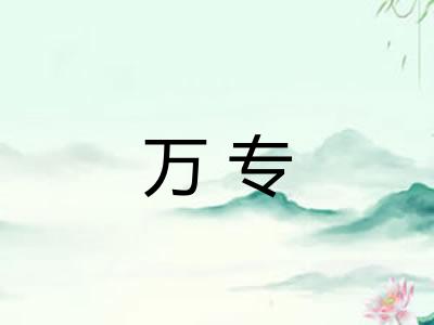 万专 万专