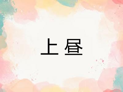 上昼