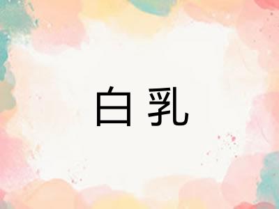 白乳