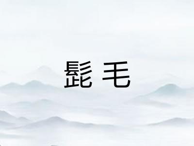 髭毛 髭毛