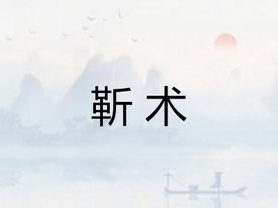 靳术