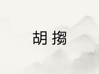 胡搊