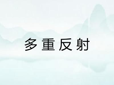多重反射 多重反射