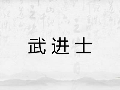 武进士