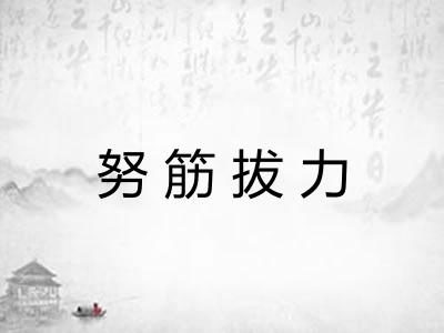 努筋拔力