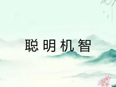 聪明机智