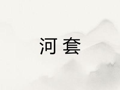 河套 河套