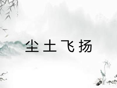 尘土飞扬 尘土飞扬