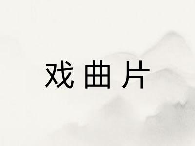 戏曲片