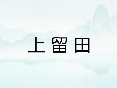上留田