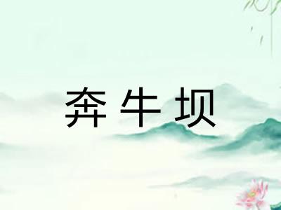 奔牛坝 奔牛坝