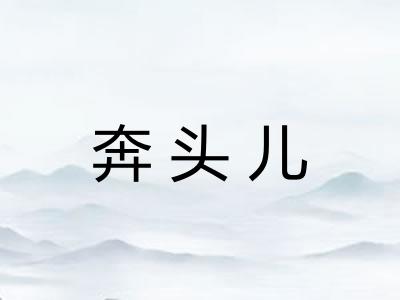 奔头儿 奔头儿