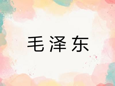 毛泽东