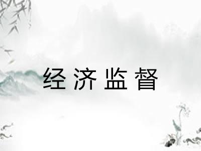 经济监督