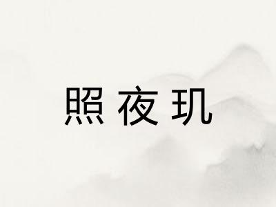照夜玑