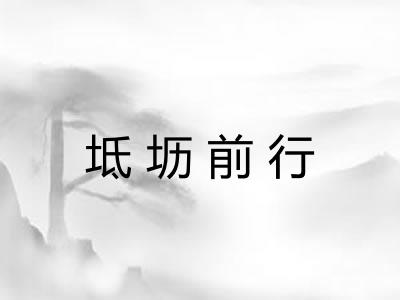 坻坜前行
