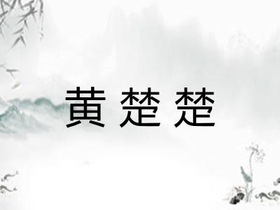 黄楚楚