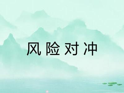 风险对冲 风险对冲