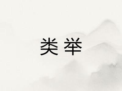 类举