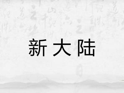新大陆