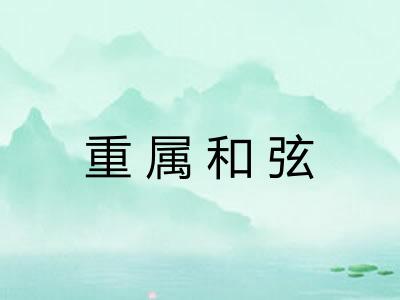 重属和弦