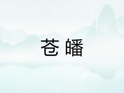 苍皤