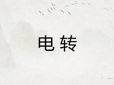 电转 电转