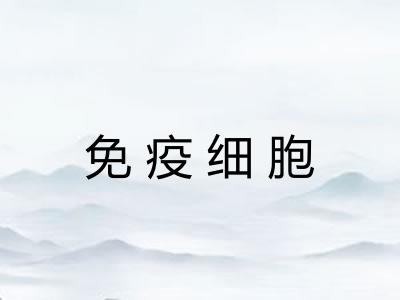 免疫细胞