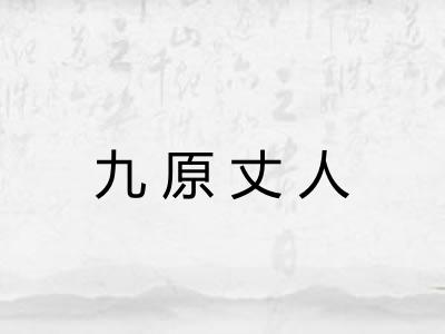 九原丈人