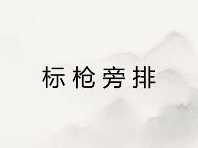 标枪旁排